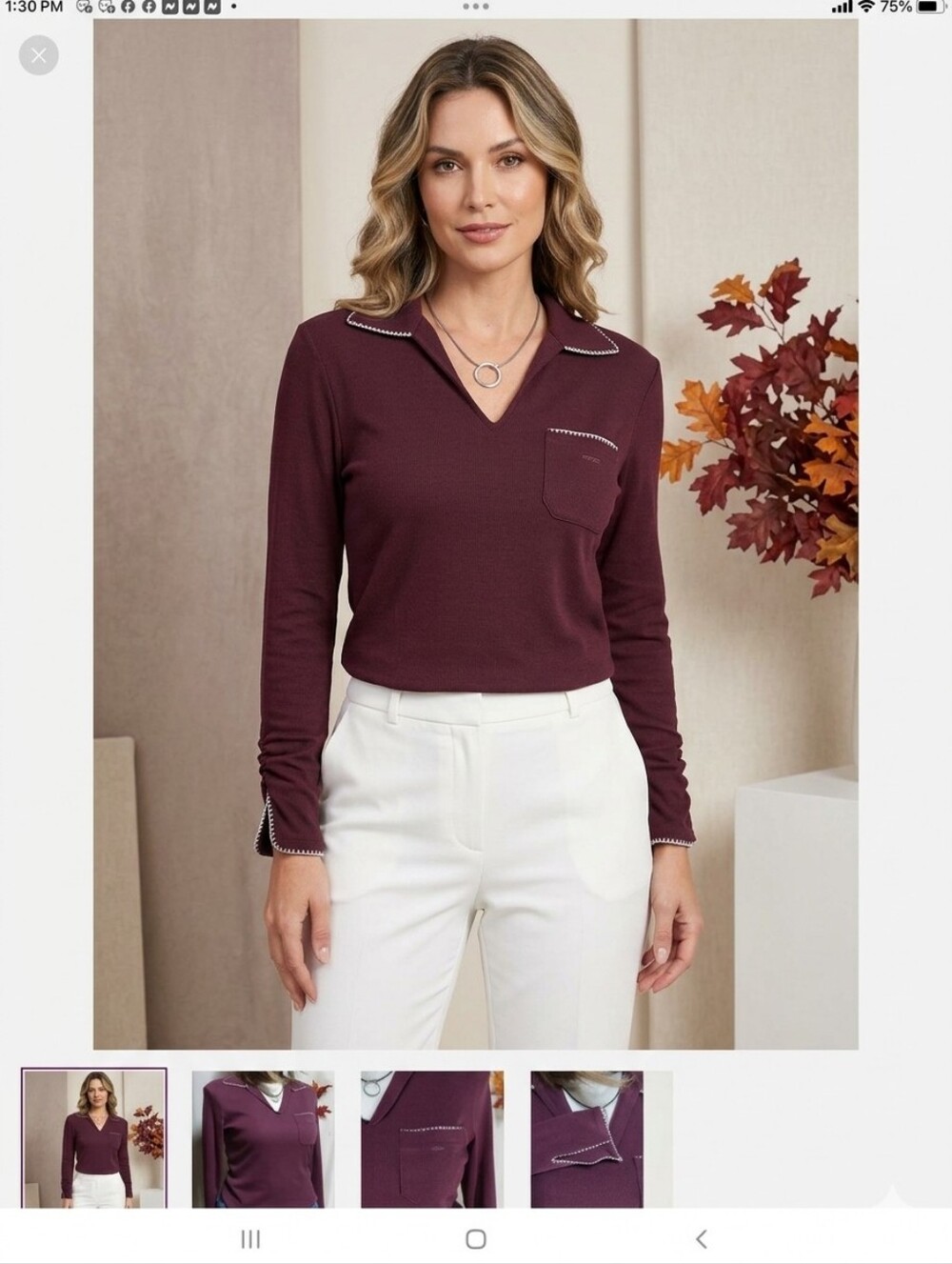 BOB TIMBERLAKE TOP SIZE MED IN A BEAUTIFUL BURGUNDY COTTON